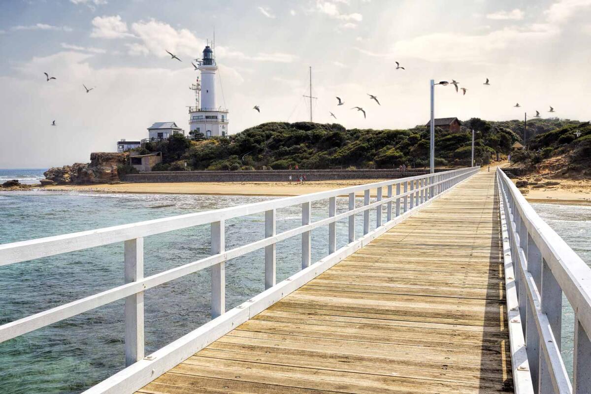 Point Lonsdale pier and lighthouse